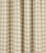 Cotswold Linen Check Fabric / Natural - Just Fabrics