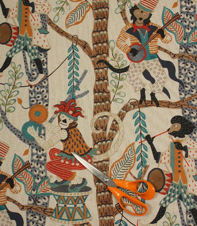 Treetop Symphony Fabric / Multi - Just Fabrics