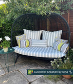 Coastal Outdoor Fabric / Gris Claro - Just Fabrics