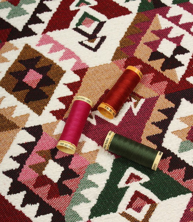 Karima Fabric / Fuchsia - Just Fabrics