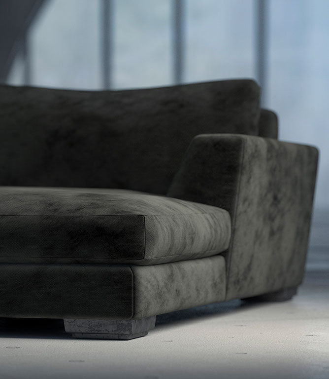 Chilham FR Fabric / Onyx - Just Fabrics