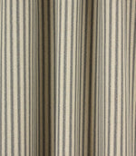 JF Linen Ticking Fabric / Blue - Just Fabrics