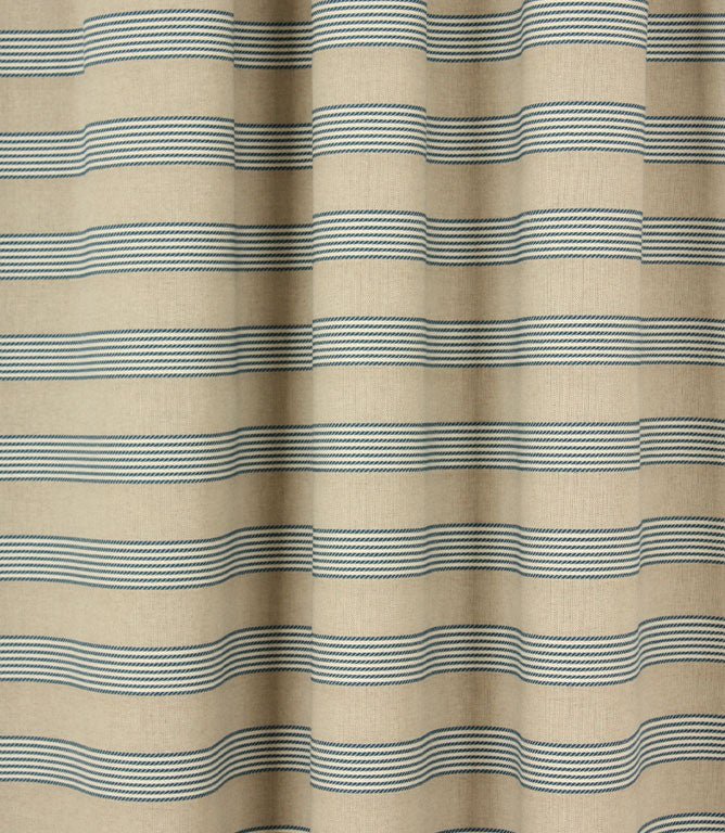 Ludlow Stripe Fabric / Blue - Just Fabrics