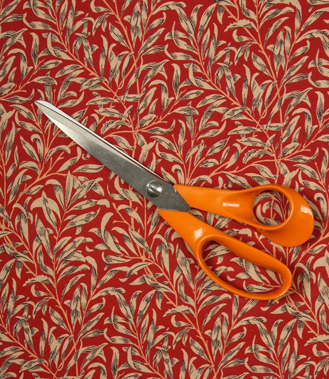 Willow Bough Fabric / Crimson - Just Fabrics