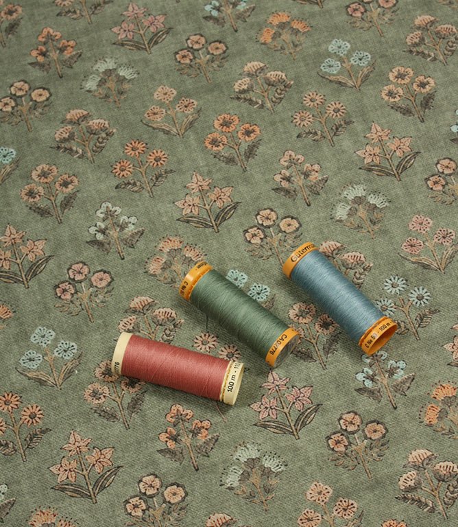 Amari Fabric / Sage - Just Fabrics