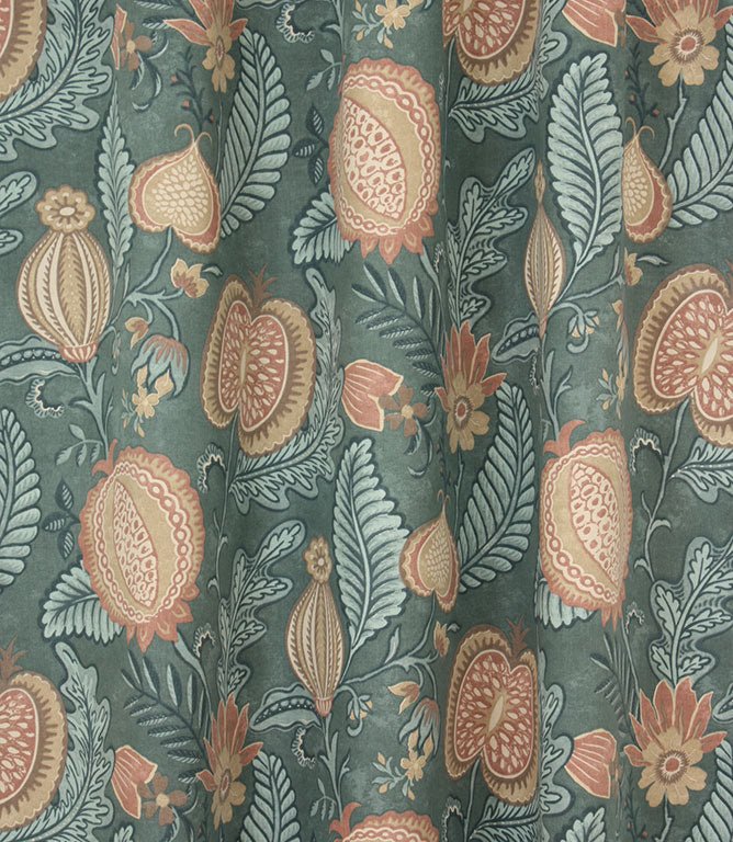 Winter Fruits Fabric / Adriatic - Just Fabrics