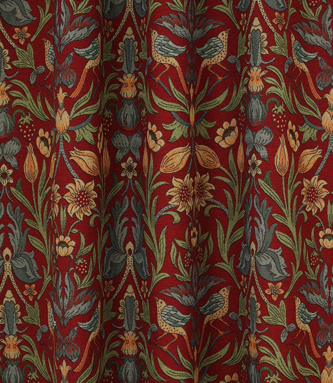 Ruskin Fabric / Mulberry - Just Fabrics