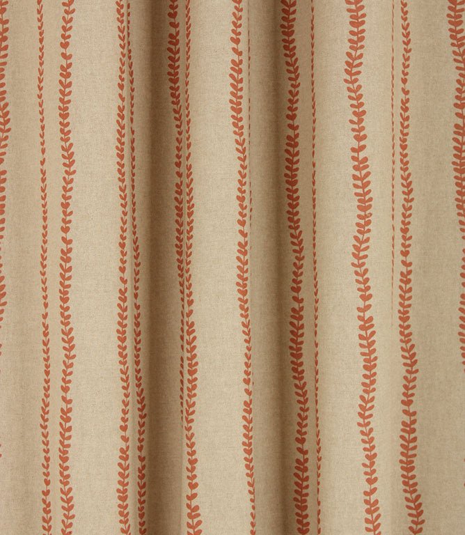 Harriet Trail Fabric / Coral - Just Fabrics
