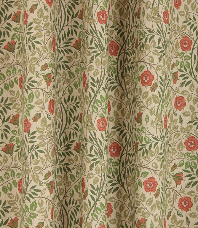 Kielder Fabric / Red / Coral - Just Fabrics