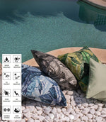 Jungle Outdoor Fabric / Verde - Just Fabrics