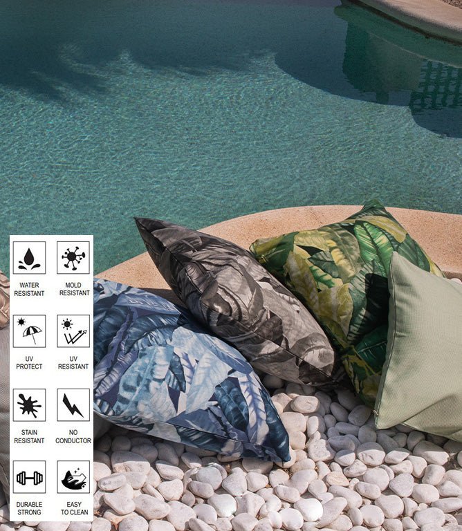 Jungle Outdoor Fabric / Verde - Just Fabrics