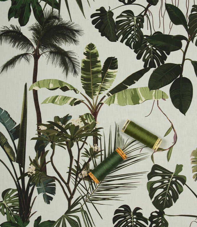 Palm Grove Outdoor Fabric / Green - Just Fabrics