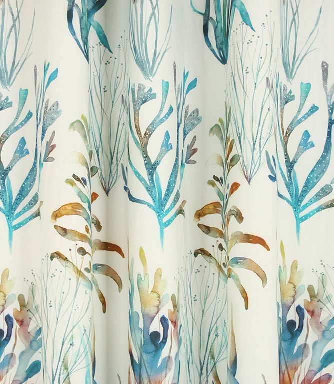 Coral Reef Fabric / Cobalt - Just Fabrics