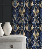 Bukhara Fabric / Indigo - Just Fabrics