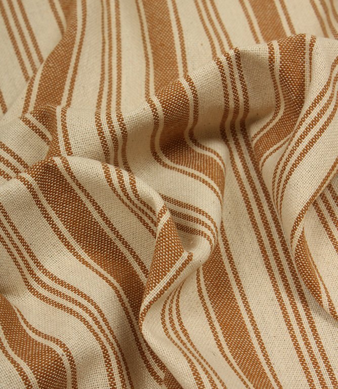 Aldsworth Stripe Fabric / Peanut - Just Fabrics