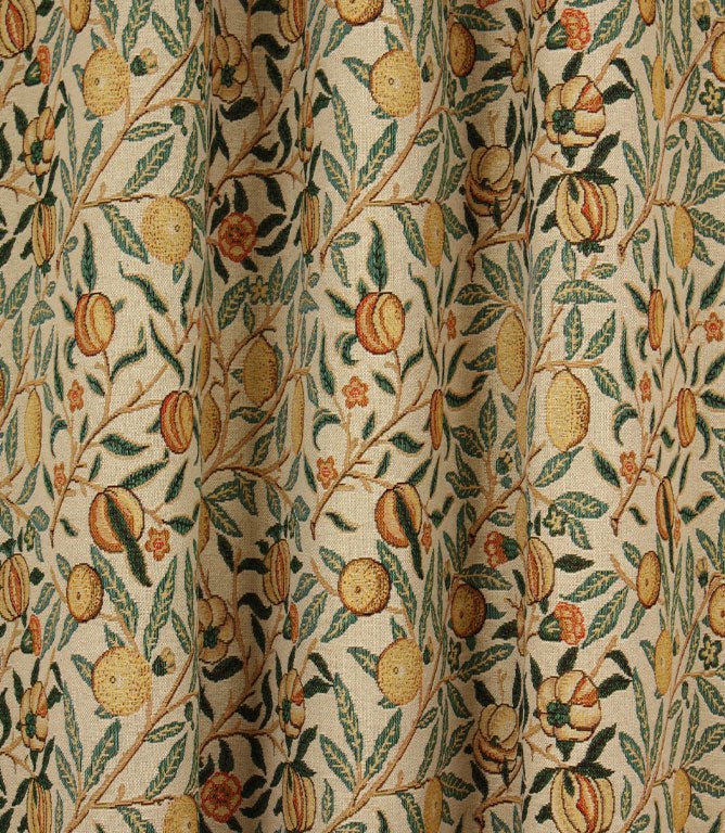 Pomegranate Tapestry Fabric / Natural - Just Fabrics