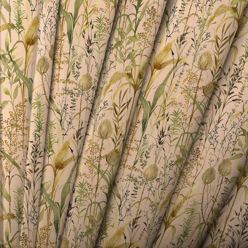 Lydiard Fabric / Apricot - Just Fabrics