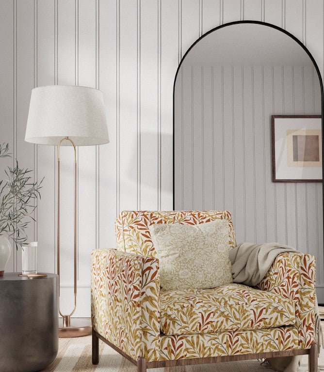 Willow Boughs Fabric / Russet / Ochre - Just Fabrics