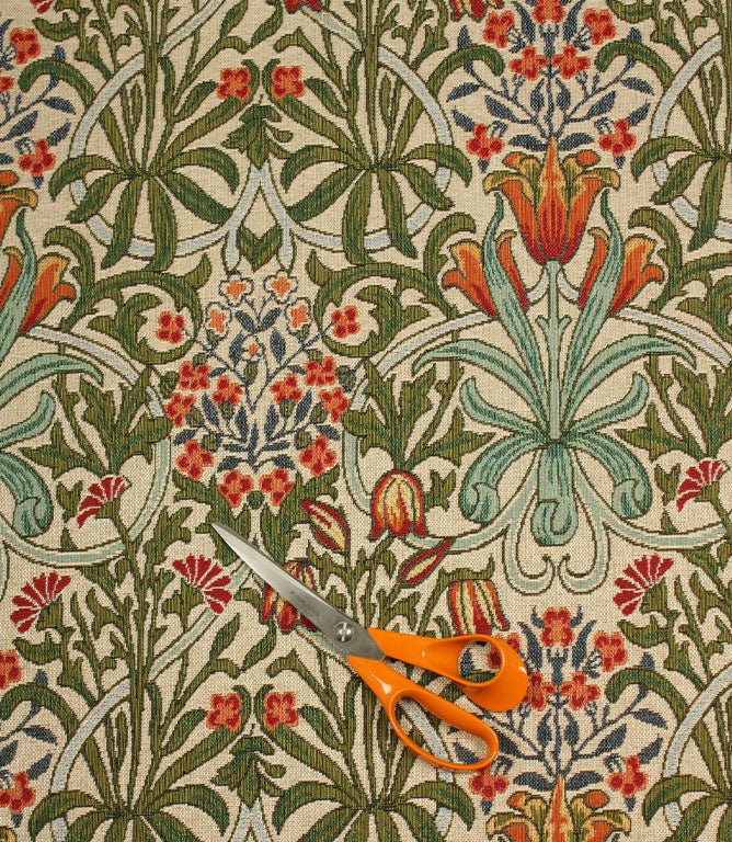 Woodland Weeds Tapestry Fabric / Multi - Just Fabrics