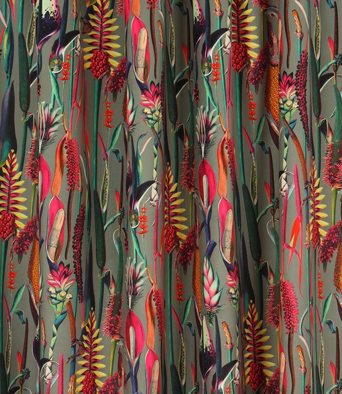 Exotic Velvet Fabric / Silver - Just Fabrics