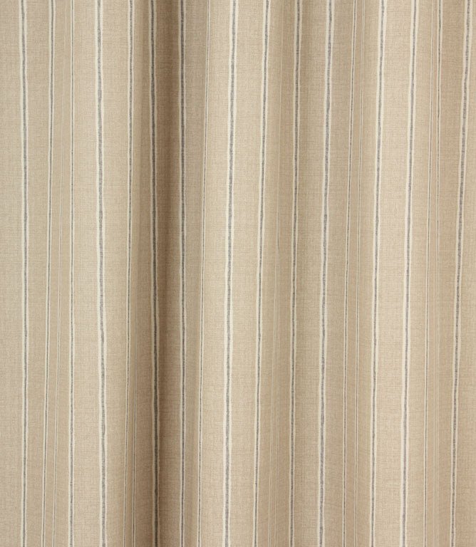 Rowing Stripe Fabric / Oatmeal - Just Fabrics