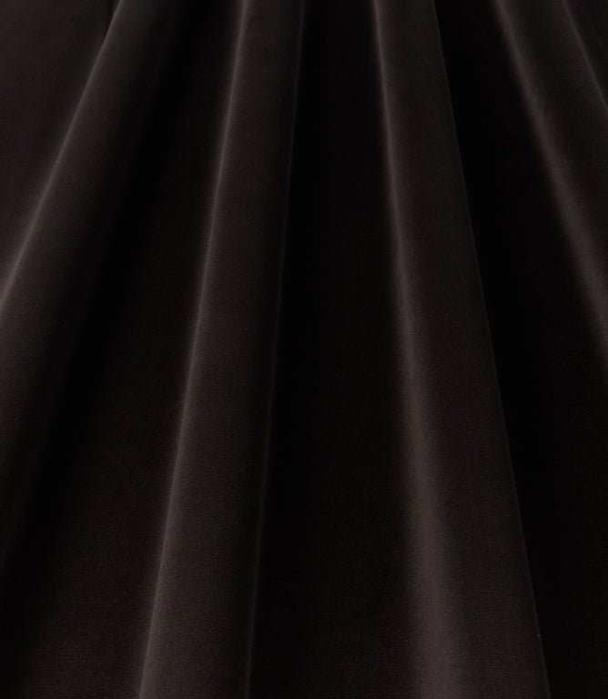 Adley FR Velvet Fabric / Noir - Just Fabrics