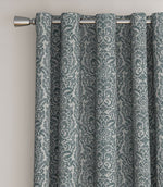 Hazel Damask Fabric / Teal - Just Fabrics