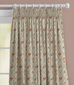 Pomegranate Trellis Fabric / Cream - Just Fabrics