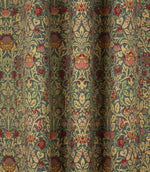 Violet and Columbine Tapestry Fabric / Multi - Just Fabrics