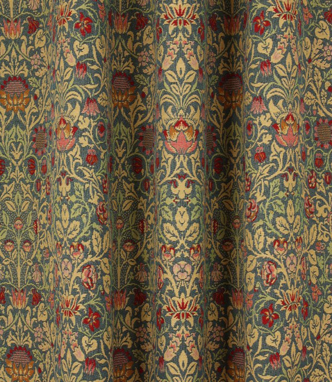 Violet and Columbine Tapestry Fabric / Multi - Just Fabrics