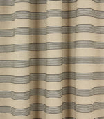 Ludlow Stripe Fabric / Black - Just Fabrics