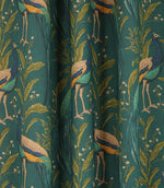 Mr Peacock Fabric / Teal - Just Fabrics