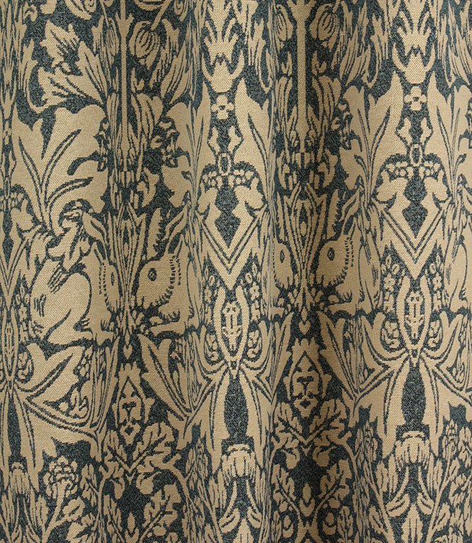 Brer Rabbit Tapestry Fabric / Blue - Just Fabrics