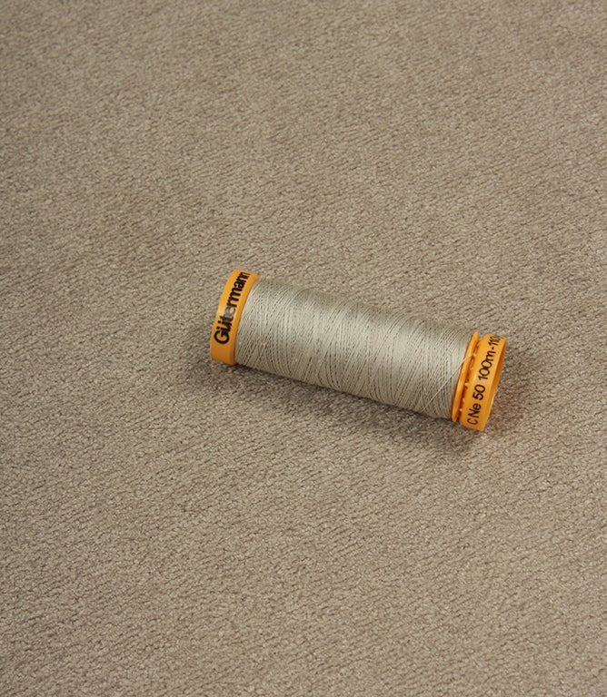 Whittington Velvet FR Fabric / Silver - Just Fabrics