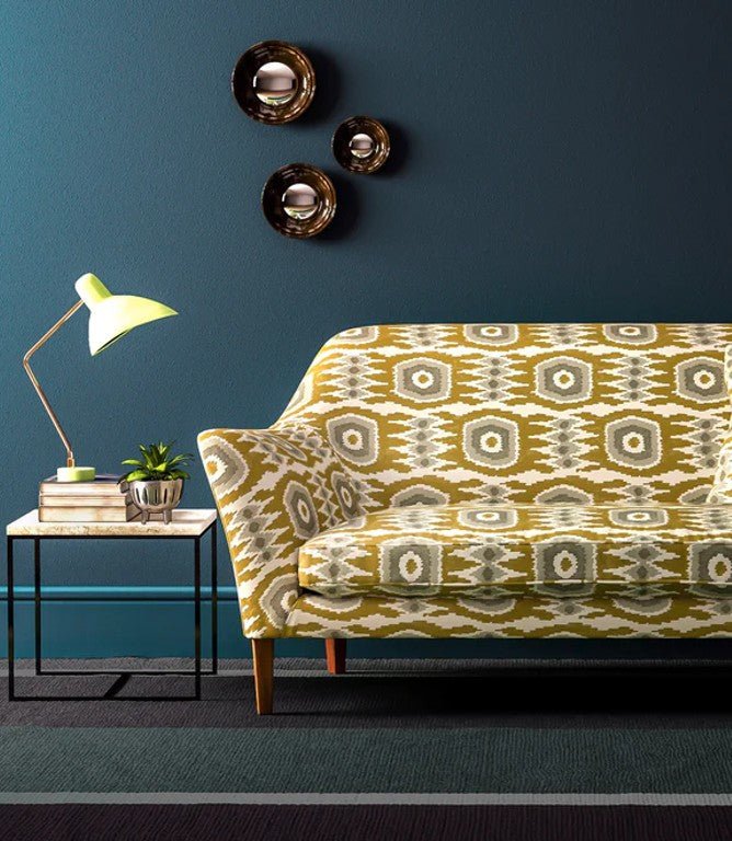 Casper Fabric / Ochre - Just Fabrics