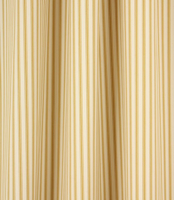 JF Ticking Fabric / Ochre - Just Fabrics