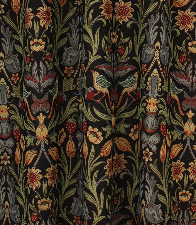 Ruskin Fabric / Black - Just Fabrics