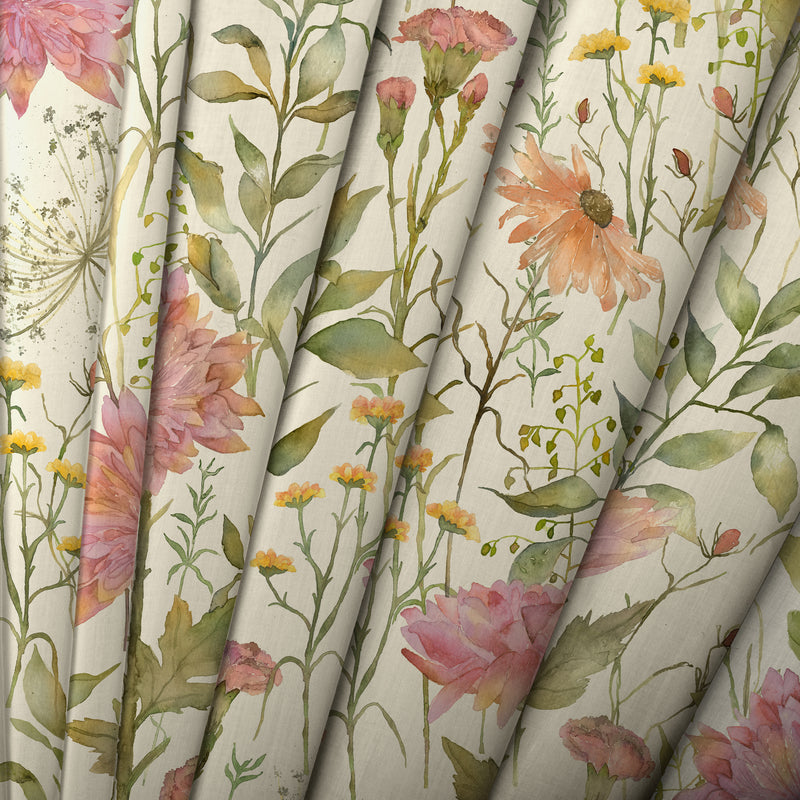 Delamere Fabric / Blossom - Just Fabrics