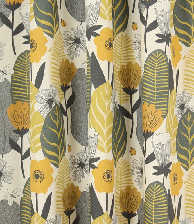 Blooma Fabric / Saffron - Just Fabrics