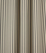 Cotswold Ticking Fabric / Grey - Just Fabrics