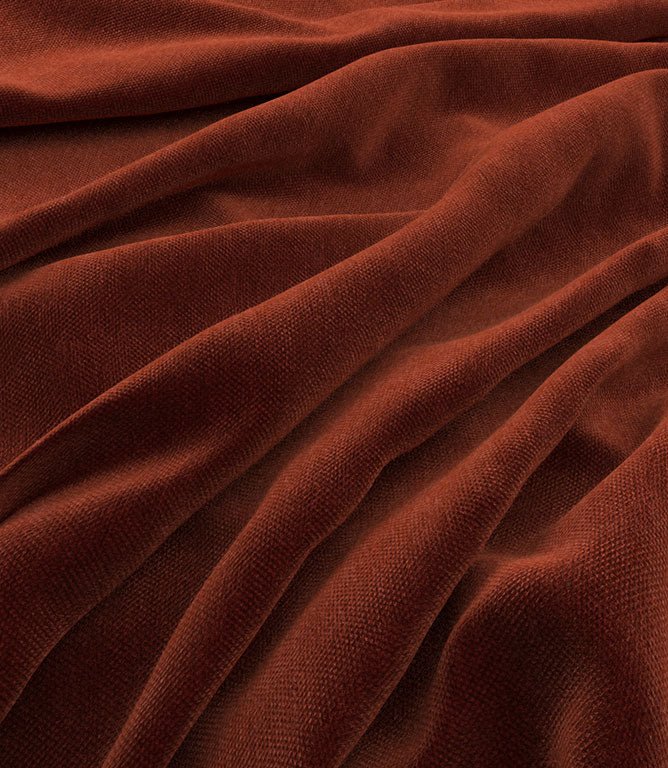 Harrow Chenille FR Fabric / Harissa - Just Fabrics