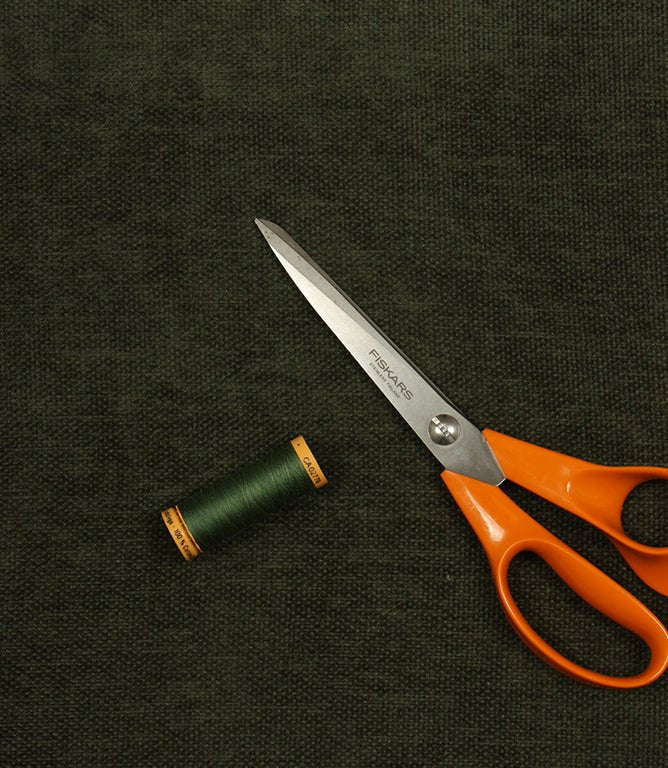 Fine Chenille FR Fabric / Forest - Just Fabrics