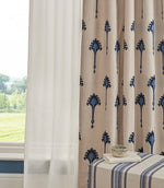 Moon Voile Fabric / Silver - Just Fabrics