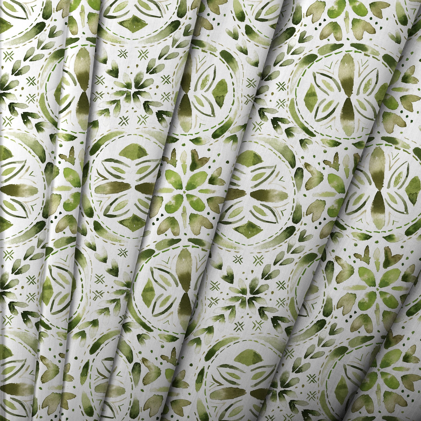 Casia Fabric / Sage - Just Fabrics