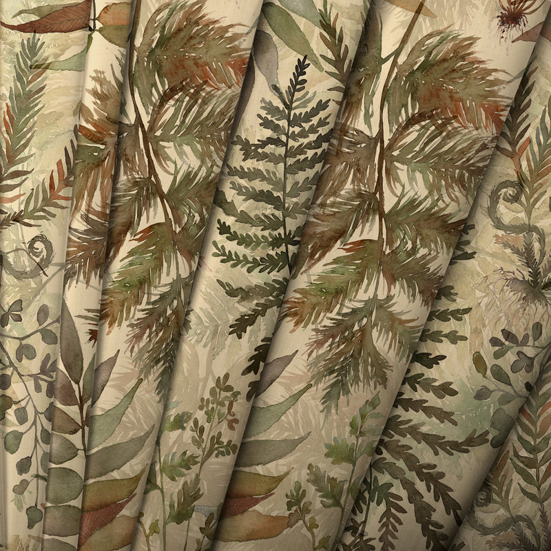 Elowen Fabric / Mulberry - Just Fabrics