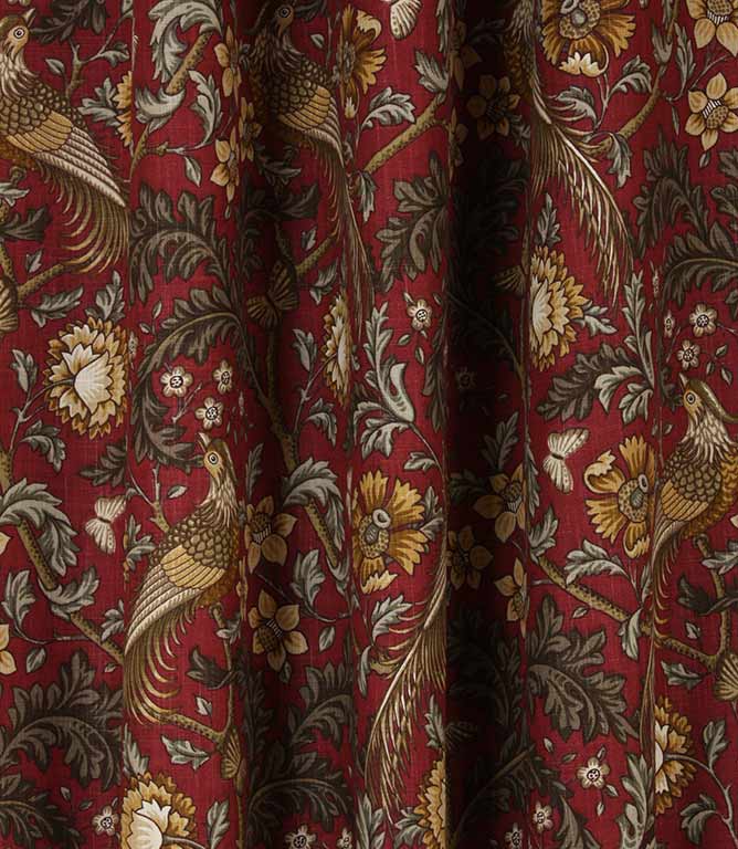 Oakmere Fabric / Carmine - Just Fabrics
