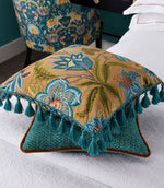 Navika FR Upholstery Fabric / Ocean - Just Fabrics