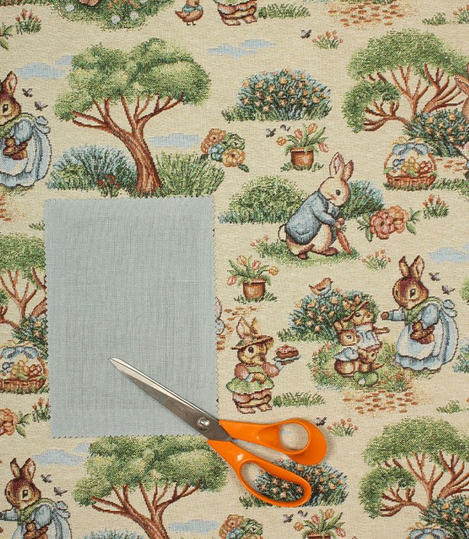 Peter Rabbit Picnic Fabric / Multi – Just Fabrics