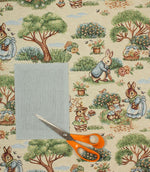 Peter Rabbit Picnic Fabric / Multi - Just Fabrics