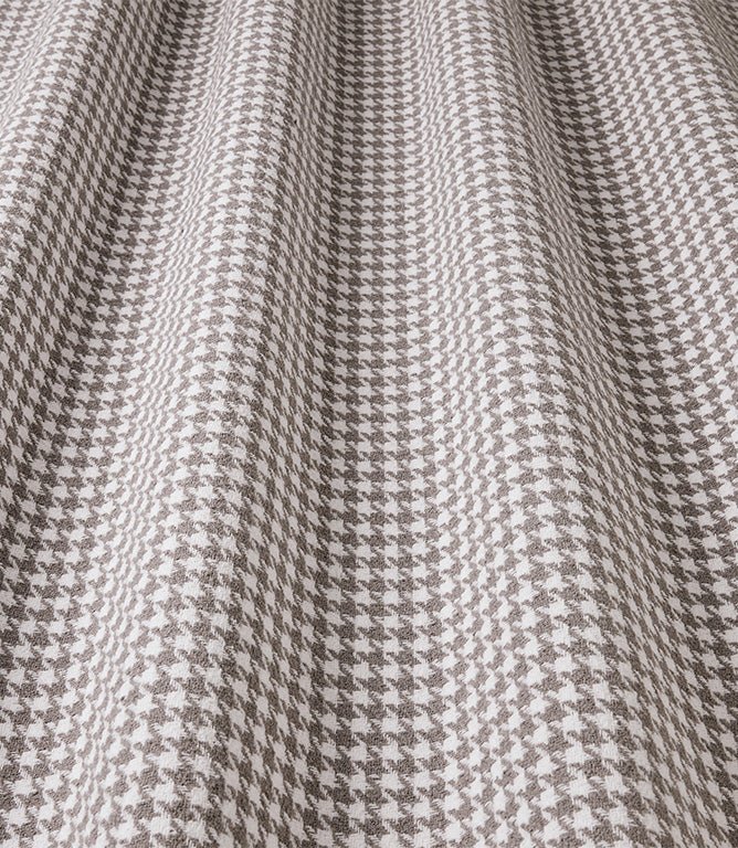 Houndstooth FR Fabric / Slate - Just Fabrics